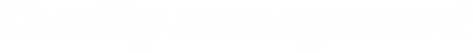 Quarity management